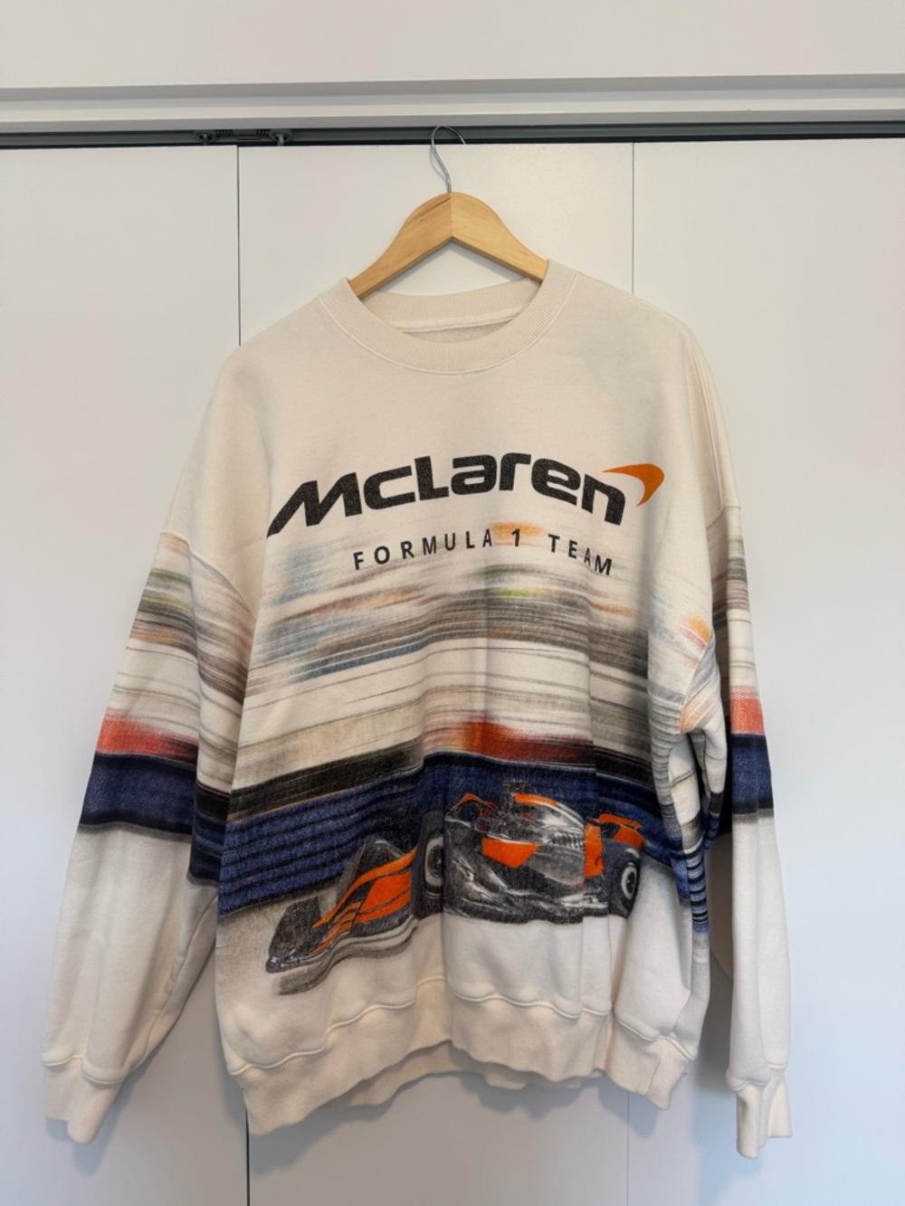 Abercrombie McLaren F1 Crewneck Sweater mens xxl